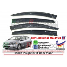 Honda Insight Hybrid ( 2nd Gen ) 2009–2014 AG Door Visor Air Press Wind Deflector (Big 12cm Width)